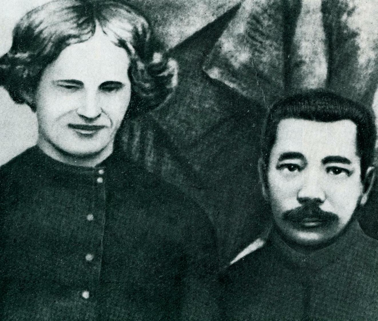 Ерошенко и китайский писатель Лу Синь, г. Пекин 1922